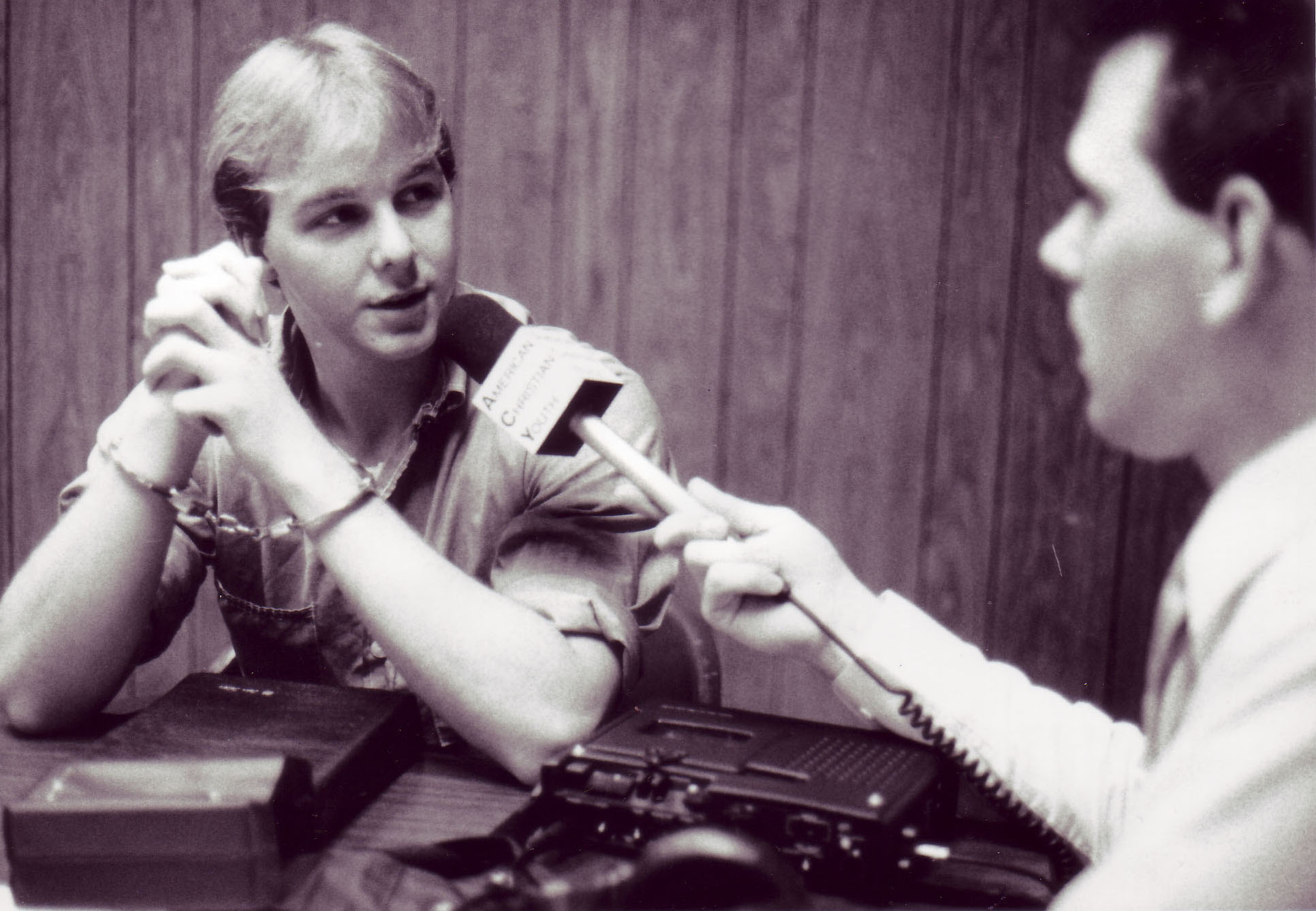 David DiCanio interviewing Sean Sellers, professing Christian and youngest inmate on Oklahoma's death row.